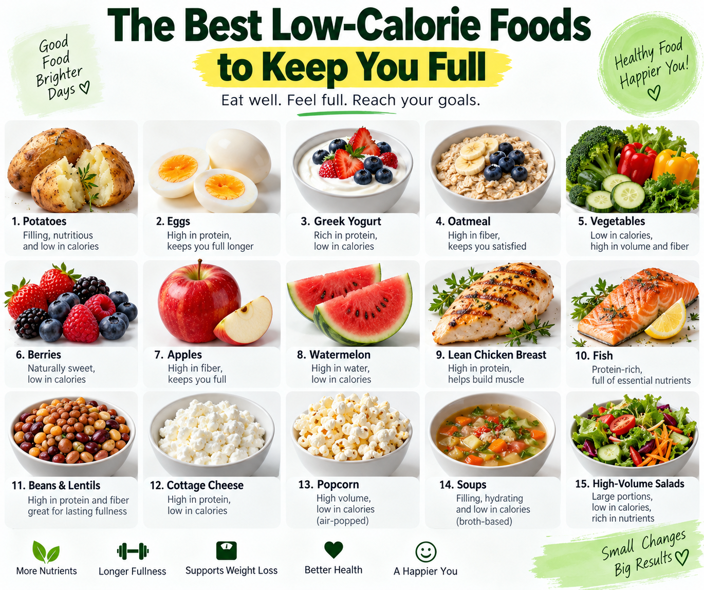 The Best Low-Calorie Foods to Keep You Full